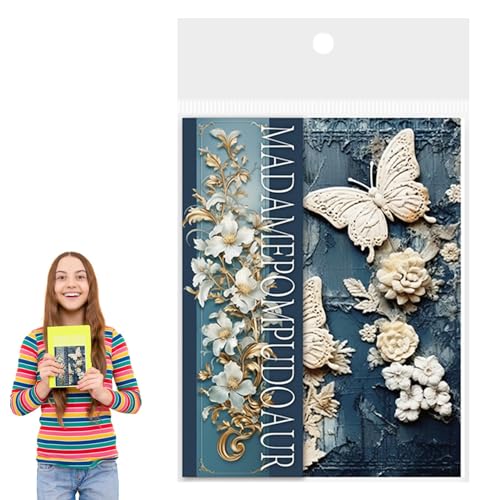 Papel para scrap, papel de decoupage para manualidades, papel de decoupage para álbumes de recortes, papel de decoupage de estilo floral, accesorios de artesanía multifuncionales, papel de carta