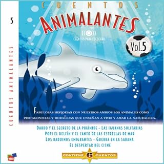 Diseño de la portada del título Cuentos Animalantes, Vol. 5
