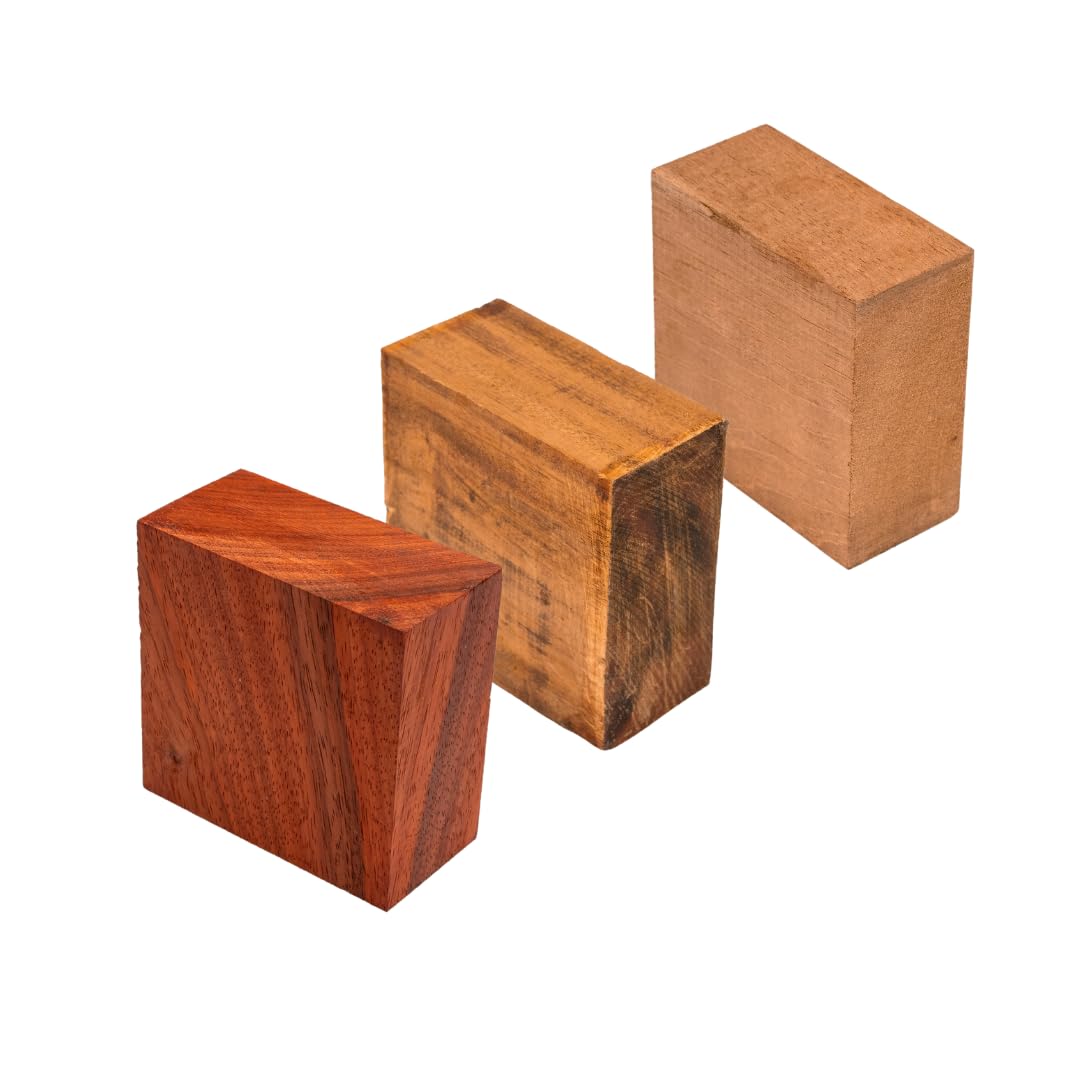 アフリカウッドプレートＢ Exotic Wood Zone Pack of 3 Bowl Blanks Spanish Cedar