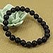 Angelstones Handmade Natural Lava Healing Gemstone 8mm Round Beads Stretch Crystal Bracelet 7 Inch Unisex