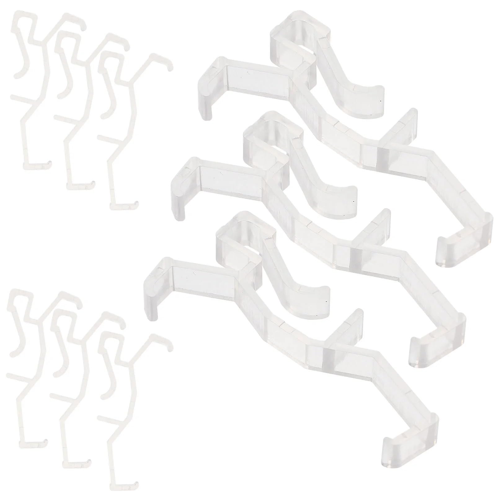 12 Pcs Curtain Decoration Film Hanger Vertical Blind Clips for Valance Replacement Blinds Parts Shutters For Door