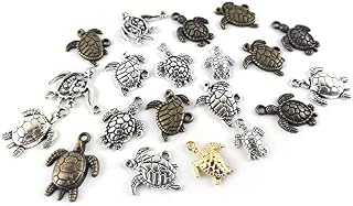 Multicolour Tibetan Zinc Mixed Tortoise Charms 5-40mm Pack of 30g
