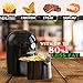 Updated 2019 Version Compact Air Fryer 1.6 Quart, 800 Watt Electric Air Fryer Oven Cooker with Temperature Control, Non Stick Fry Basket, Recipe Guide + Auto Shut off Feature