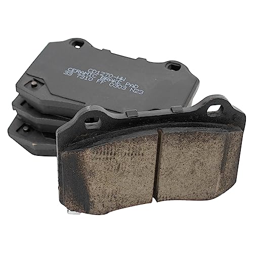 Image of TRQ Rear Brake Pad and Rotor Set Ceramic Compatible with 2009-2014 Cadillac CTS V Brake Code JE5