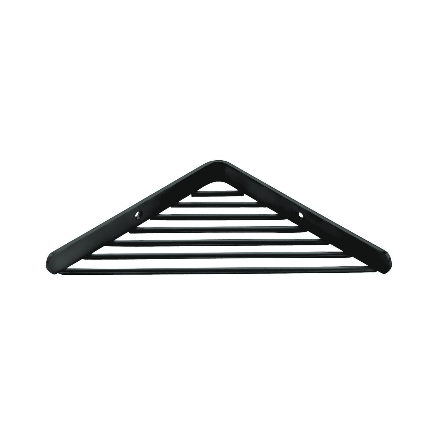COSMIC - Bathroom Soap Rack - Collection Logic | Black Matte Finish | Easy Installation with Screws | Measures 18 x 2,5 x 18 cm