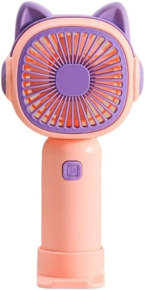 Portable Portable Desktop USB Hand Poweredheld Desktop Handheld Cooling Fan Miniature Fan Ideal Office Home Travel(Green ears)