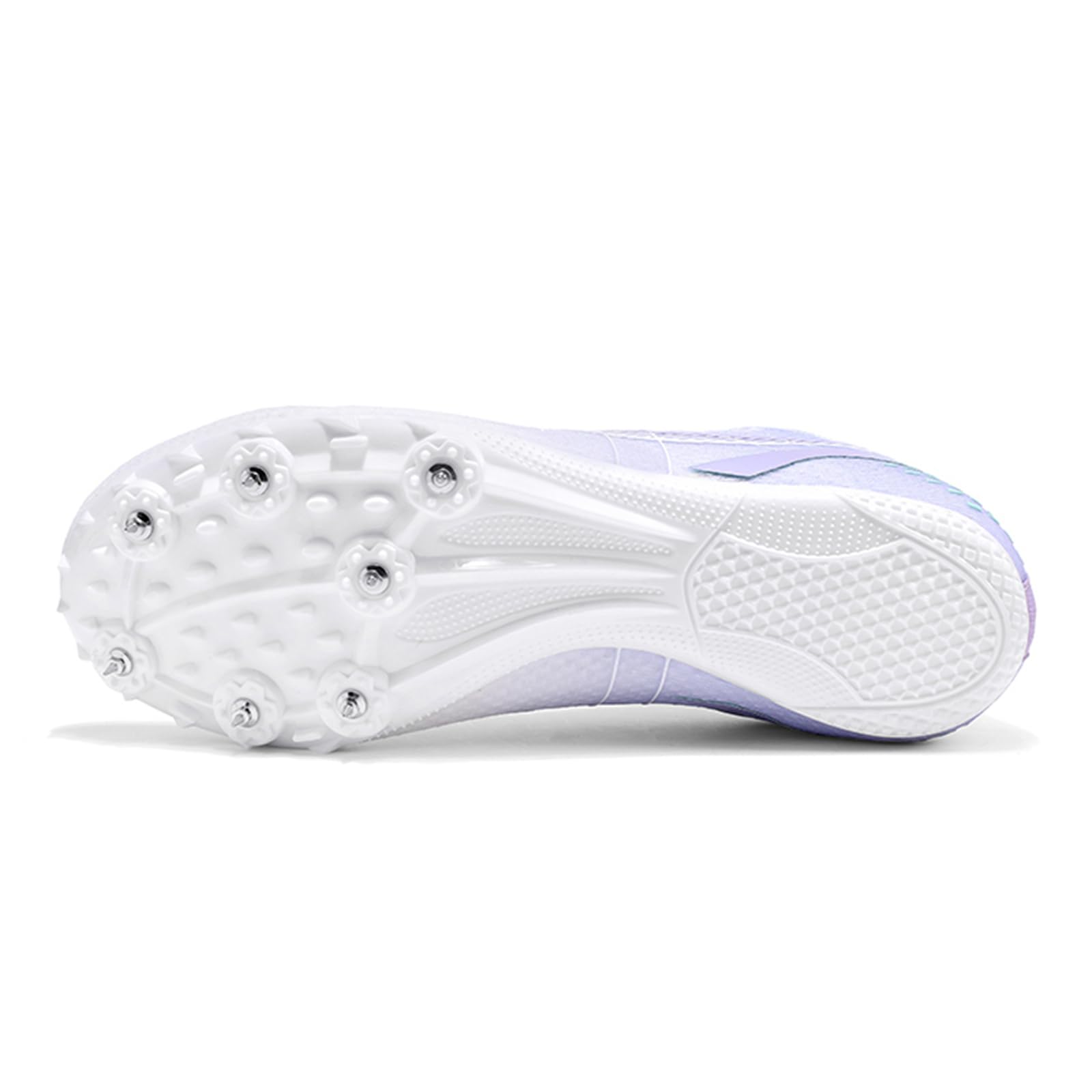 Zapatillas De Atletismo Mujer Transpirables para Carreras De Pista Y Campo Zapatillas De Salto Zapatillas Deportivas con Clavos para Sprint