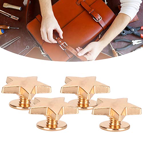 Rebite em forma de estrela, revestimento de material de liga de zinco, rebite de cinto, jaquetas de