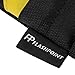 Flashpoint Empty Saddle Sandbag, Water-Resistant Cordura Nylon - (15 lb Capacity, Yellow & Black Stripes)