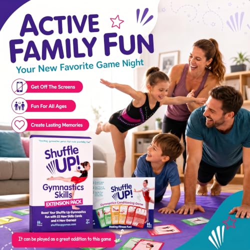 Shuffle Up Gymnastics Skill Pack - 22 Skills, Gymnastic Equipment for Girls - image 3