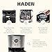 Haden Coffee Machine, 12 Cup Programmable Drip Coffee Maker with Auto Shut-Off Function and Reusable Washable Water Filter, Steel & Copper