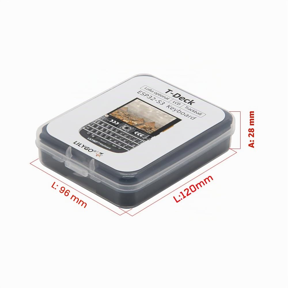 LILYGO T-Deck ESP32-S3 LoRa BLE WiFi TTGO Modulo LoRaWAN Scheda di sviluppo a lungo raggio con schermo LCD da 2,8" (433 MHz)