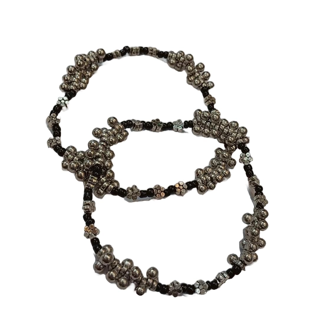 Stylish Oxidised Nazar Battu Anklet For Girls And Women Black beads (Nazariya) [Free Size] (B0CJCQ7GQW) Amazon Price History, Amazon Price Tracker