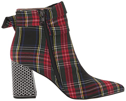 Betsey Johnson Women's Millburn Fashion Boot, Black Plaid, 7.5 #TOP5