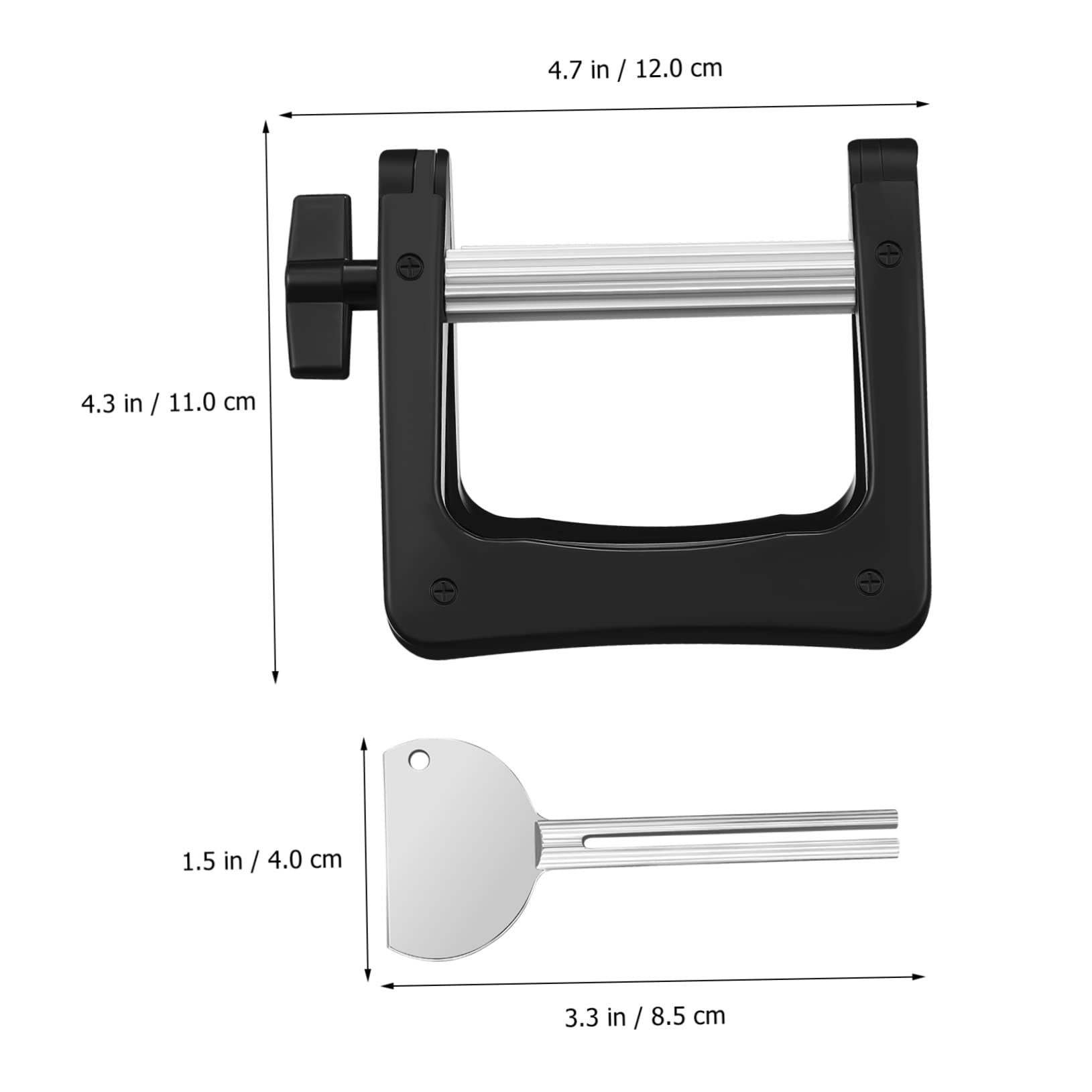 MOLUCKFU Salon Tube Squeezer Metal Toothpaste Tube Squeezer Pigment Paste Clip Easy to Use Squeezer Tool