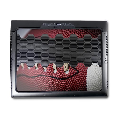 Image of MightySkins Skin Compatible with Alienware M18 R1 (2023) Full Wrap Kit - Football Laces | Protective, Durable, and Unique Vinyl Decal wrap Cover | Easy to Apply & Change Styles | Made in The USA
