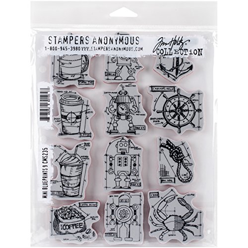 Stampers Anonymous Tim Holtz Cling Stamps 7