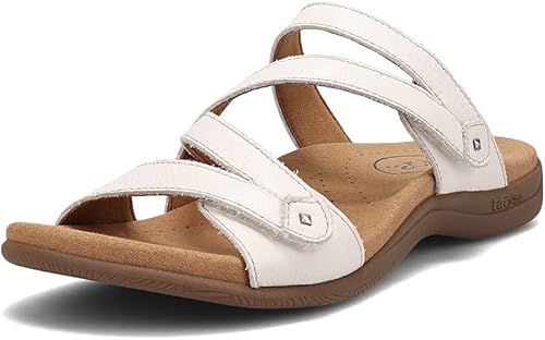 Taos Double U Premium Leather Women's Sandal - Stylish Adjustable Strap Design w