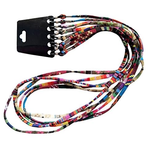 Toshine 5 PCS Sunglass Straps Eyeglasses Chains Glasses Strap Eyewear Glasses Sunglasses Chain String Lanyard Necklace Strap for Women Cover