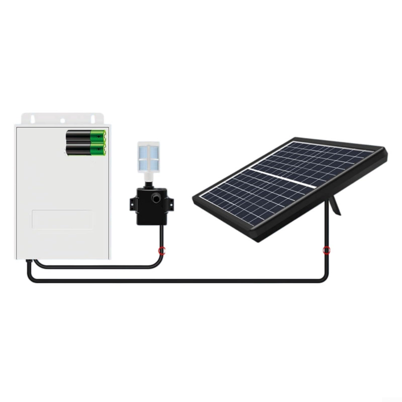 Pompa dell'acqua solare 9V 6W 10W con batteria e pannello solare regolazione a 5 velocità