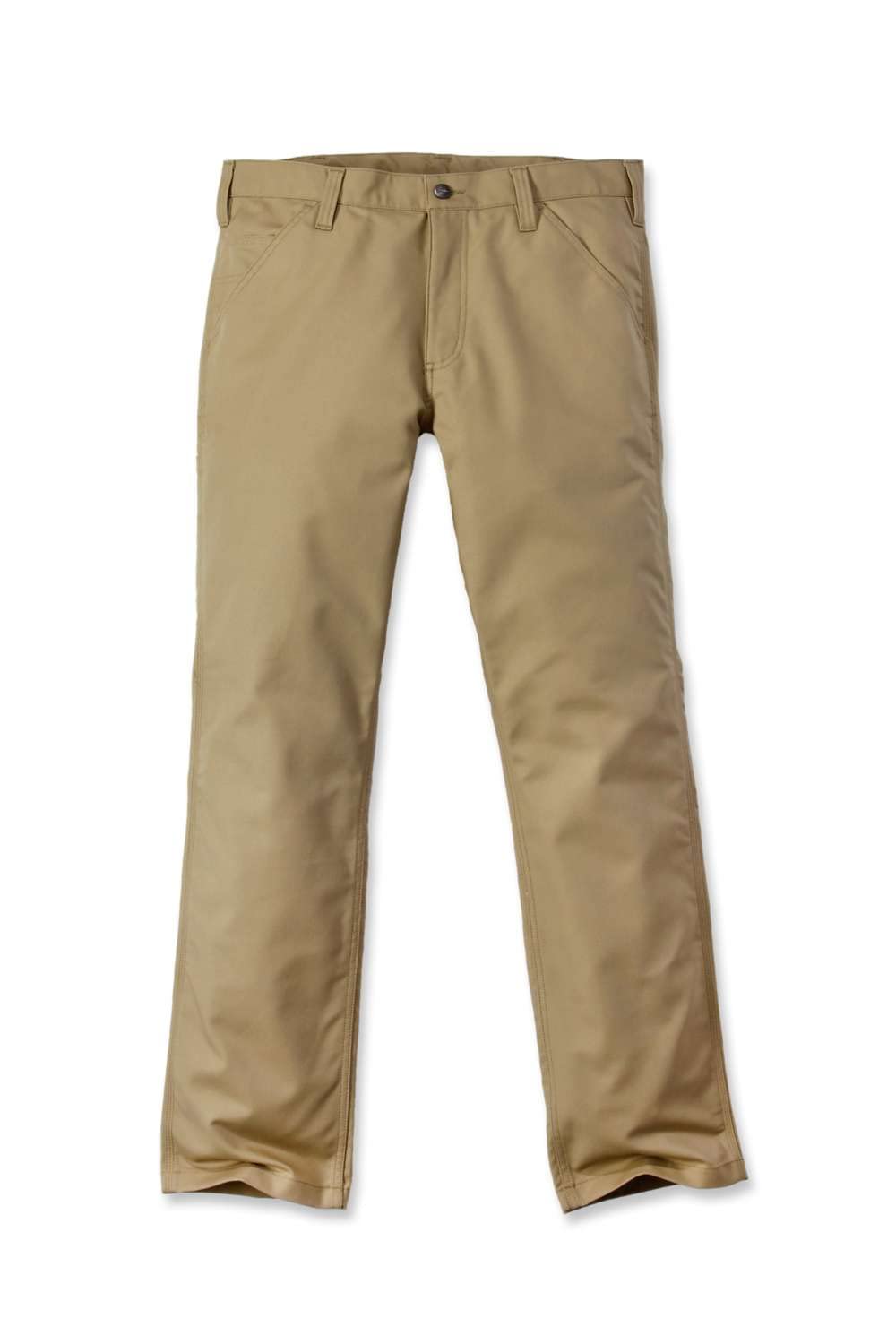 Carhartt Pantaloni Da Lavoro In Cotone Canvas, Vestibilità Comoda, Serie Rugged Professional, Con Elasticità Extra Rugged Flex, Uomo, Marrone (Cachi scuro), 40W / 30L