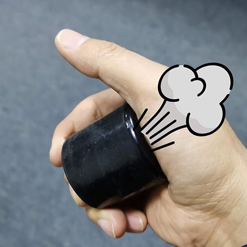 Miniatura 3 de LE TOOTER Máquina de pooter de goma para pedos juguete para broma color negro