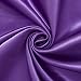 Charmeuse Bridal Satin Fabric for Wedding Dress 60" inches By the Yard Charmuse (1 YARD, Purple)