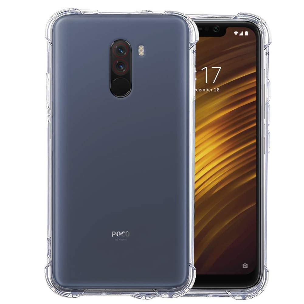 Plus Back Cover for Poco F1 (Silicone|Transparent)