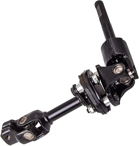 maXpeedingrods 91174749 Columna de eje de dirección inferior intermedia con acoplador universal de junta en U de trapo para Chevy Tracker S10