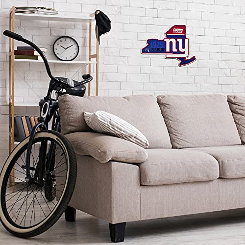 Image of Rico Industries NFL Football State Shape Shape Cut Pennant - Home and Living Room Decor - Soft Felt EZ to Hang