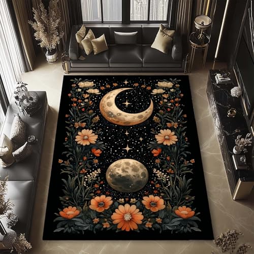 Tapete decorativo rectangular de fases lunares 10'x13' miniatura 3