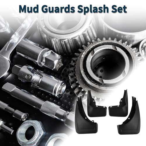 Image of Mud Flaps Splash Guards for Mercedes Benz GLE (WIthout Pedal) 2020-2023 Special Edition W /Mount Accessories Mud Guards Front and Rear 1 Set