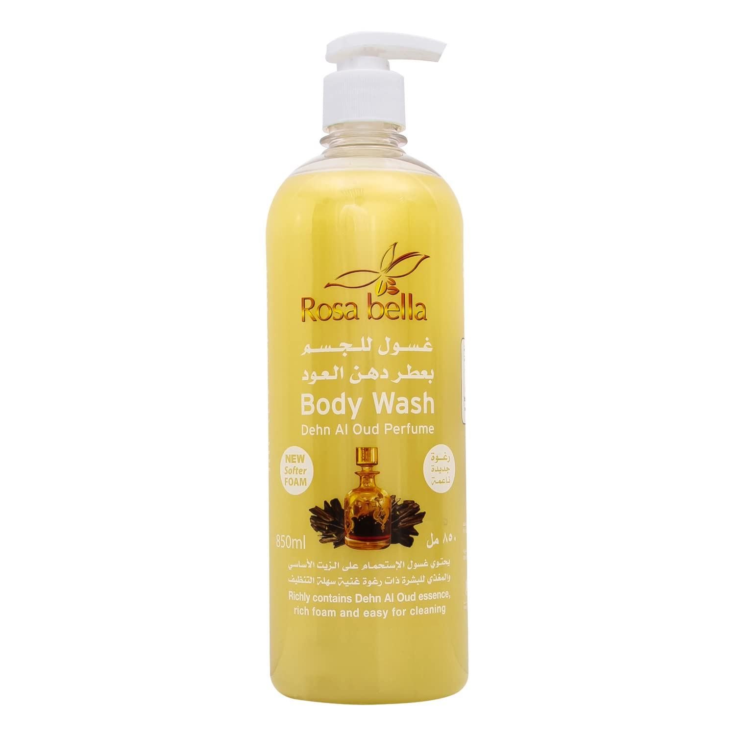 Rosa Bella Body Wash Dehn Al Oud Perfume, 850ml
