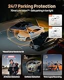 70mai Dash Cam 4K T800 3-Channel 2160P+2160P+1080P Front and Rear Inside, 3 HDR Dual STARVIS 2 Car Camera, Night Vision, Voice Control, Support 4G LTE, Motion Detection, Parking Mode, 512GB SD Card - Image 6