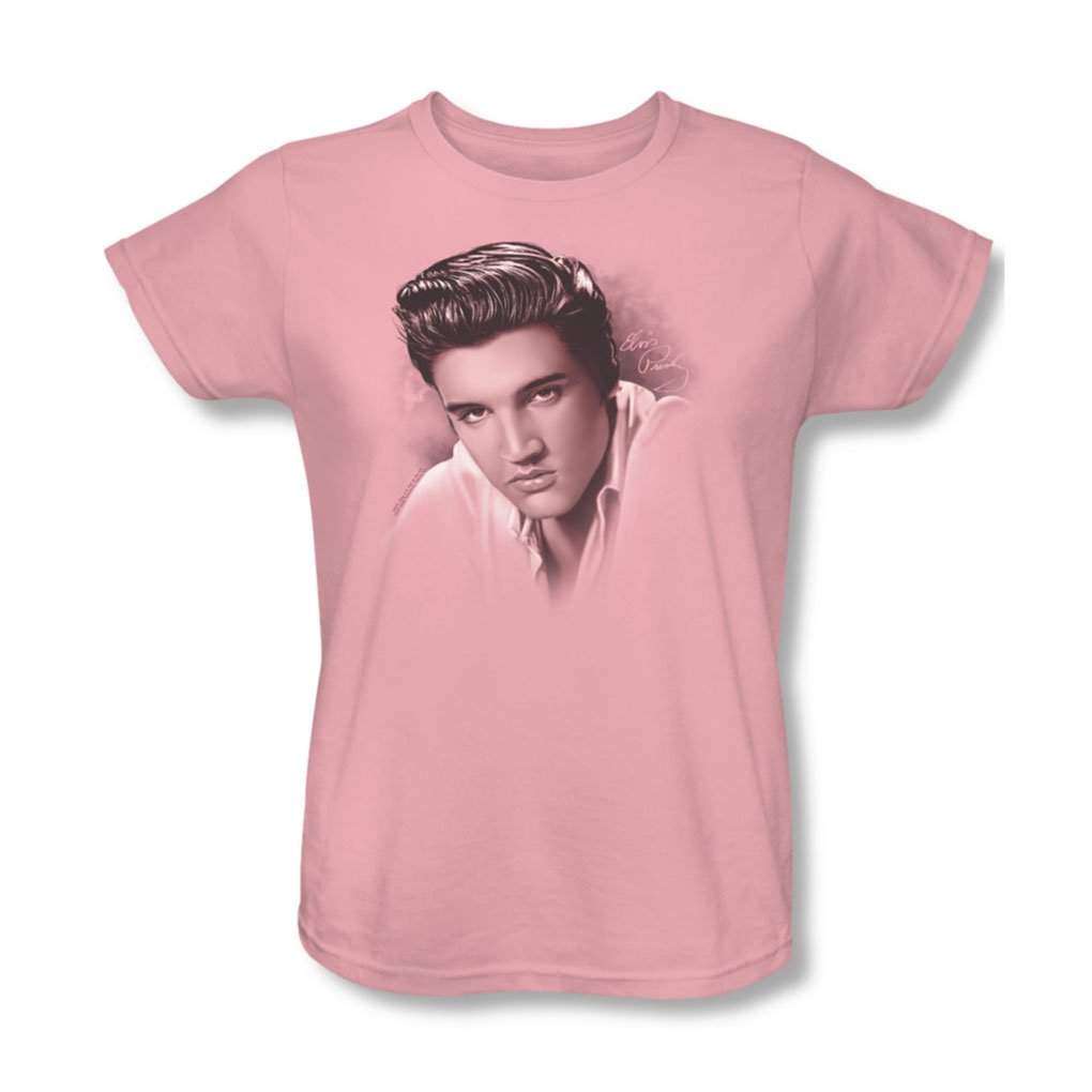 Elvis Presley Women's Pink - The Stare T-Shirt In XX-Large,