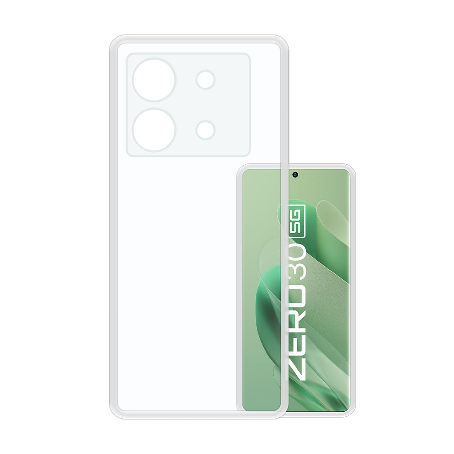 VIDO Transparent Back Case Cover for Infinix Zero 30 5G (Soft & Flexible & Camera Protection Back Case) (B0CJQ5K8H7) Amazon Price History, Amazon Price Tracker