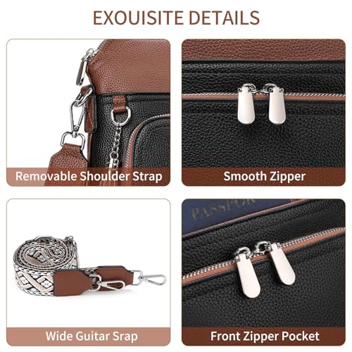 FALAN MULE Crossbody Bags for Women Trendy Soft Leather Hobo Purses Shoulder Handbags With Tassel4