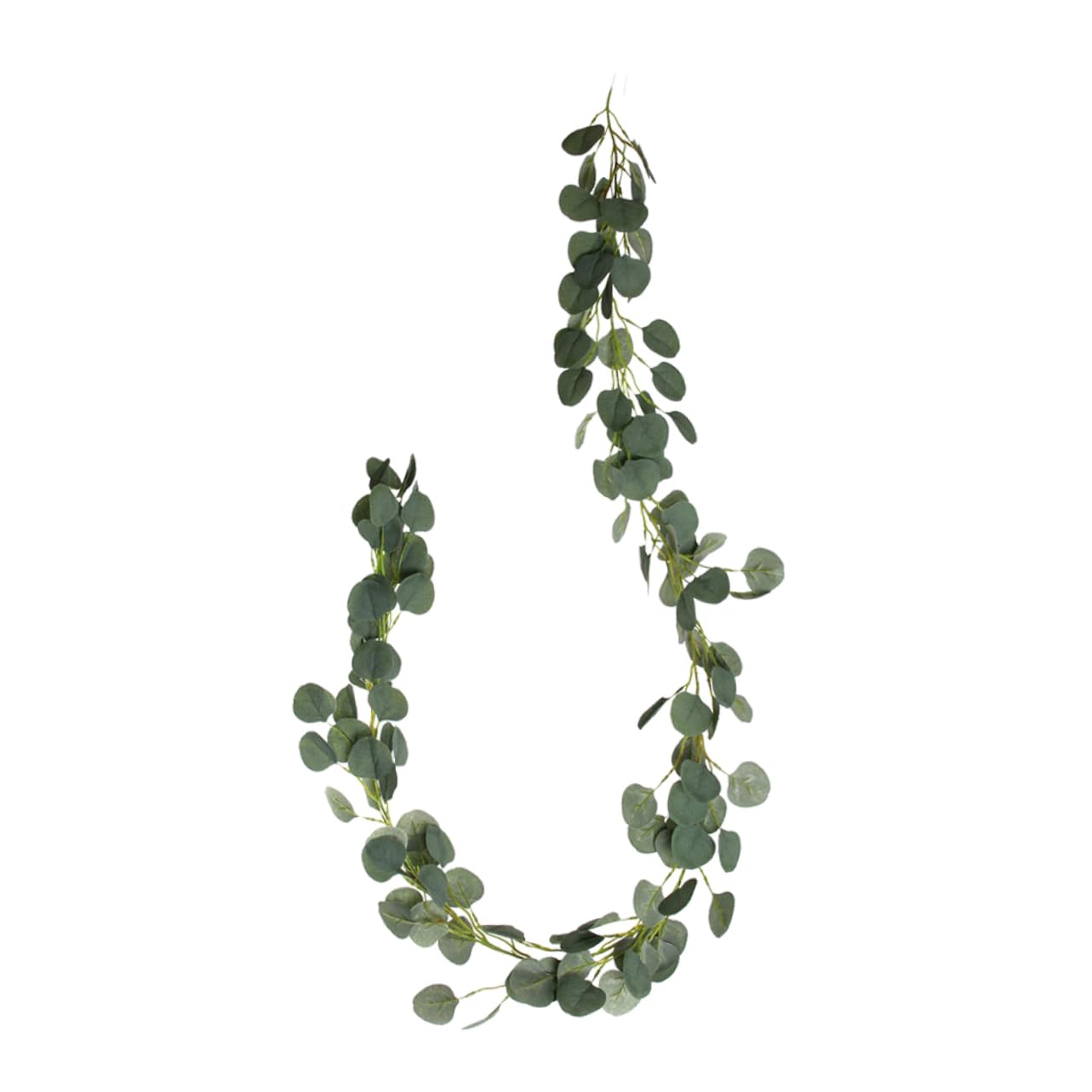 MAGICLULU 3 Stück Simuliertes Eukalyptus-Rattan Stiele gefälschte Outdoor-Pflanzen Girlanden hängende Rebe kunstpflanze Künstliche Pflanzengirlande Weinreben Girlande Green