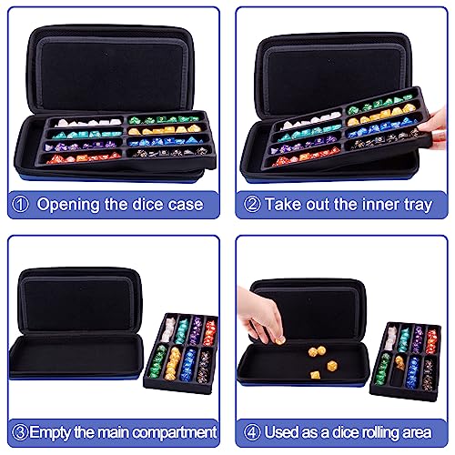 SIQUK Custodia per Dadi DND Scatola per Dadi e