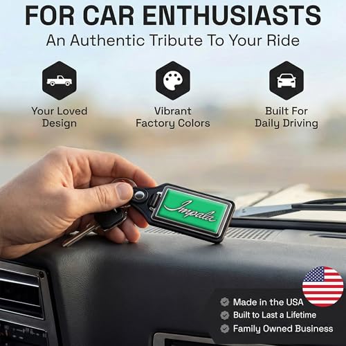 Image of Brotherhood Car Key Chain for Impala - Classic Models Keychain for Men and Women Gift Key Ring