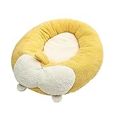 SSDHUA Cat Bed Corgi Butt Shape Cat Dog Bed Cute Autumn and Winter Warm Cat Sofa Bed Thickened Large Space Cat and Dog Pet Sleeping Mat (S)