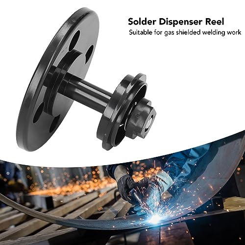 Image of Solder Reel Stand, Solder Dispenser Reel Adjustable 1KG Capacity Lightweight ABS Plastic for Gas Proof Welding