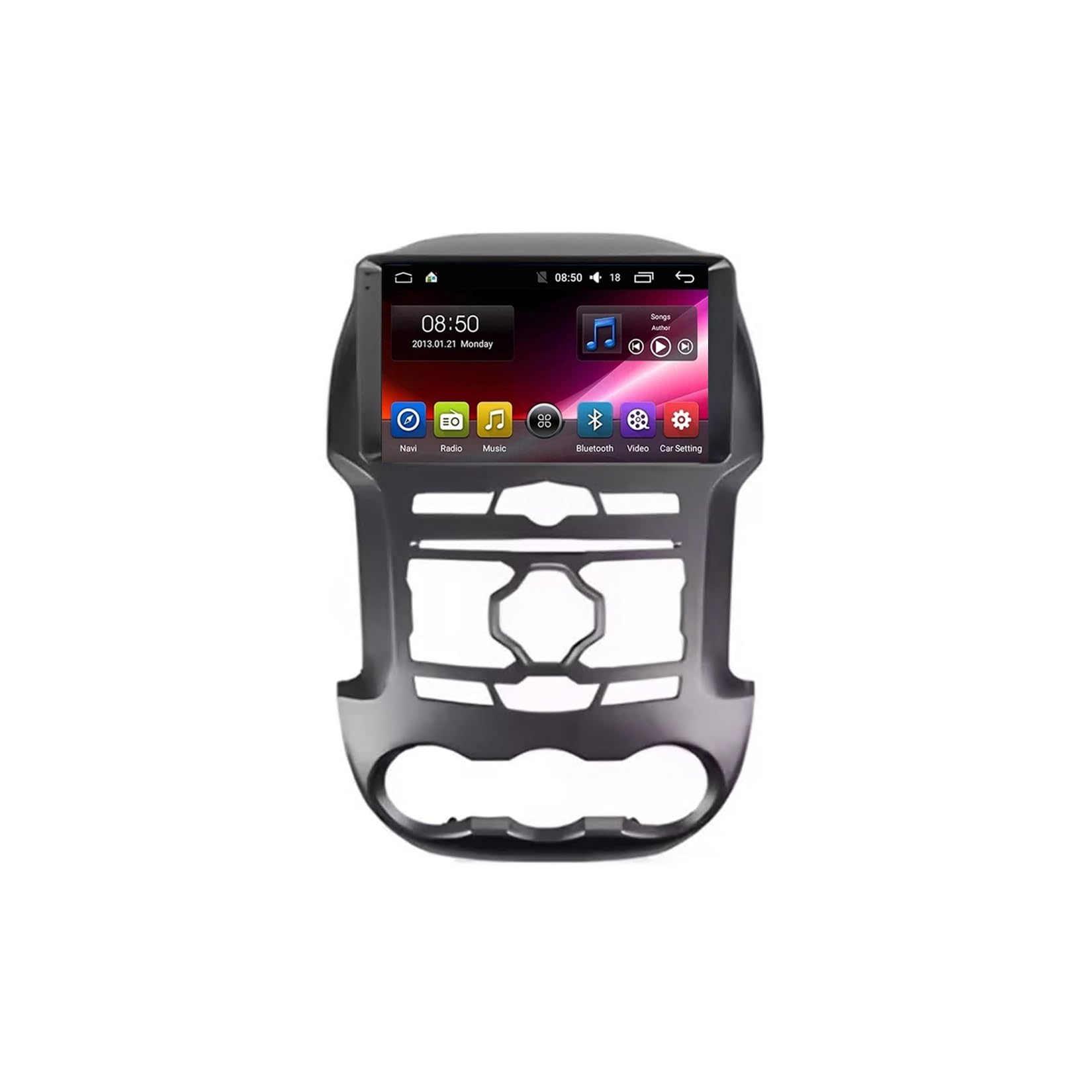 Car Stereo for Ford Ranger 3 2011-2015 9 Inch Android 15 Multimedia-Player with Wireless Carplay Android Auto For, 8 core 4G+64G - 1