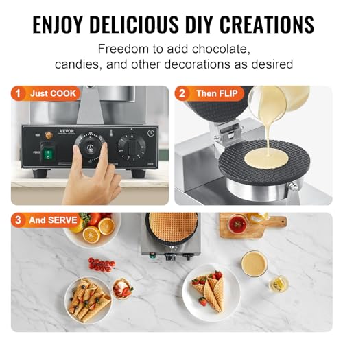 Commercial Egg Waffle Maker Machine