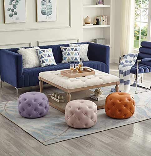 Tabouret de vestiaire en cuir idéal comme siège de table d'appoint - 5