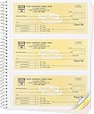 Classic Receipt Book Desk Size, Yellow, 2part, 500 Receipts