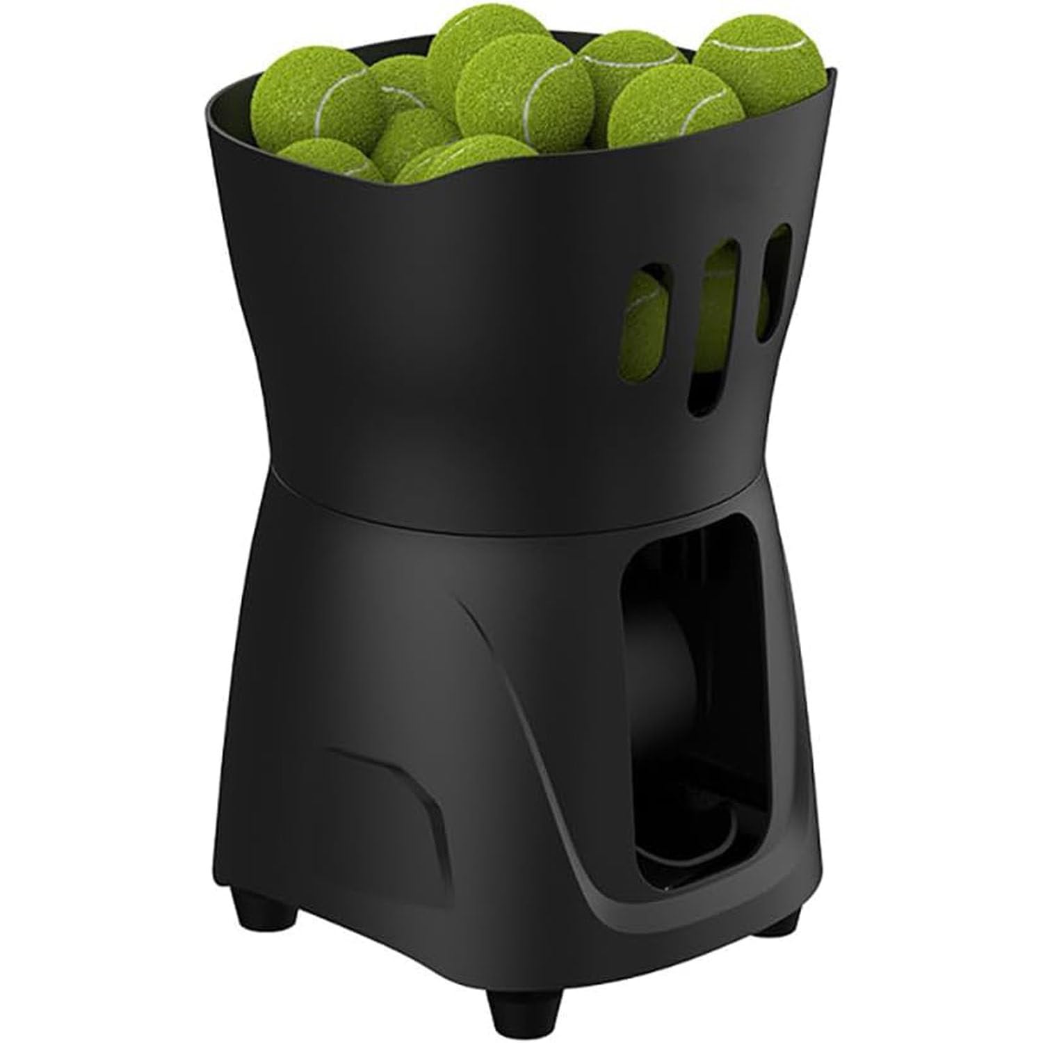 Mini Macchina lanciapalle da Tennis, capacità 30 Palline, Batteria a Lunga Durata, Batteria al Litio Integrata, per Appassionati di Tennis/Giocatori Principianti