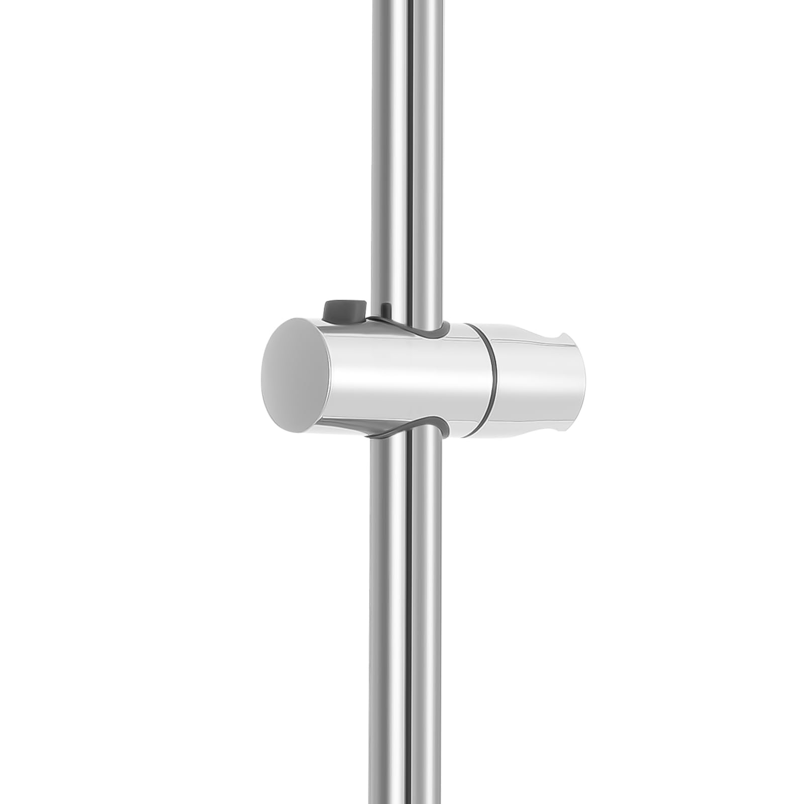 Zjeżdżalnia prysznicowa, regulowana, stal nierdzewna 304, 66 cm, srebrna | Obrót o 360°, bezstopniowa regulacja wysokości (54 cm), mechanizm zaciskowy, polerowana powierzchnia, łatwy montaż
