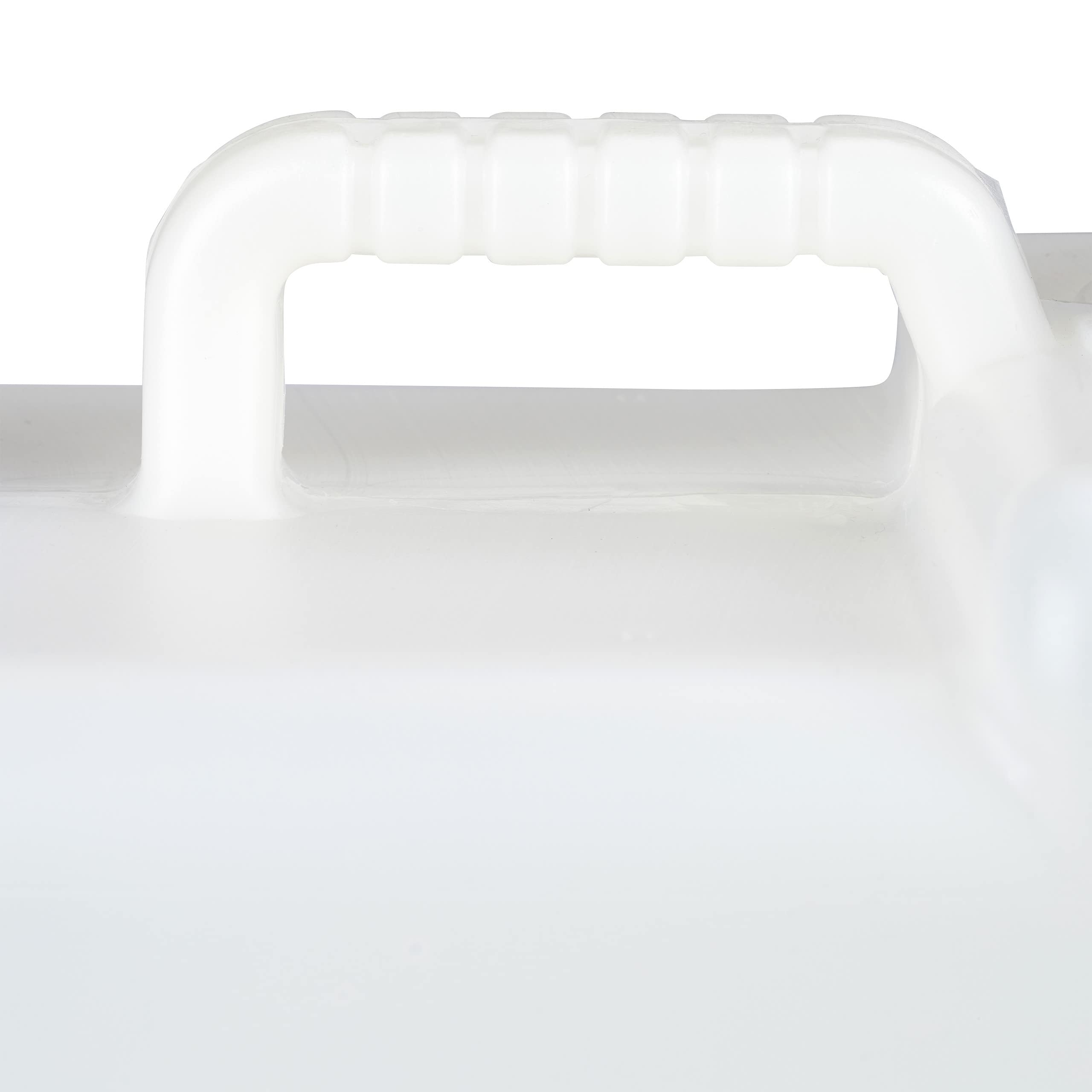 Relaxdays Bidón con Grifo, Tapón de Rosca, Depósito de Agua Potable, para Camping, 15L, Sin BPA, 1 Ud., Blanco & Rojo