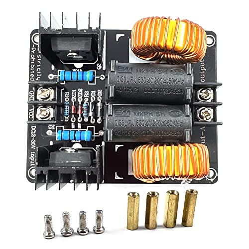 FainWan ZVS Interruptor de tensão zero Tesla bobina indutor fonte de alimentação gerador de alta ten